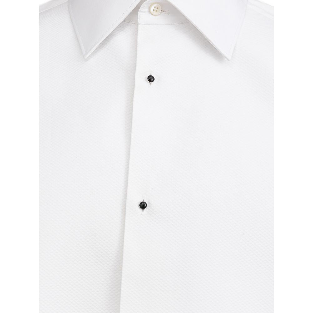 Dolce & Gabbana White Cotton Dress Shirt | Regal Royce