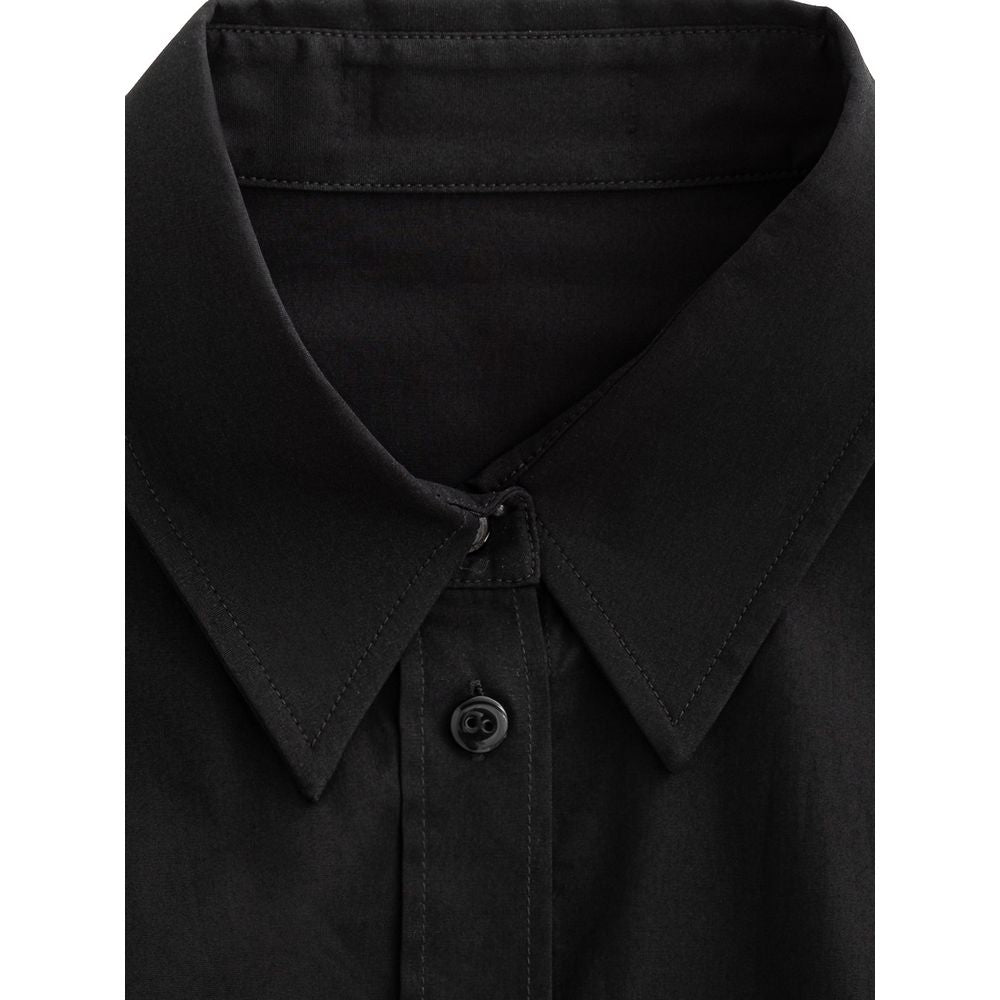 Dolce & Gabbana Black Cotton Dress Shirt | Regal Royce