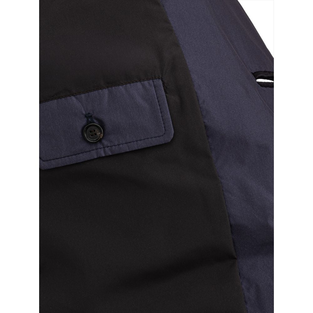 Dolce & Gabbana Blue Polyester Coat | Regal Royce