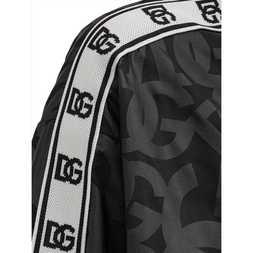 Dolce & Gabbana Black Polyester Shell Jacket | Regal Royce