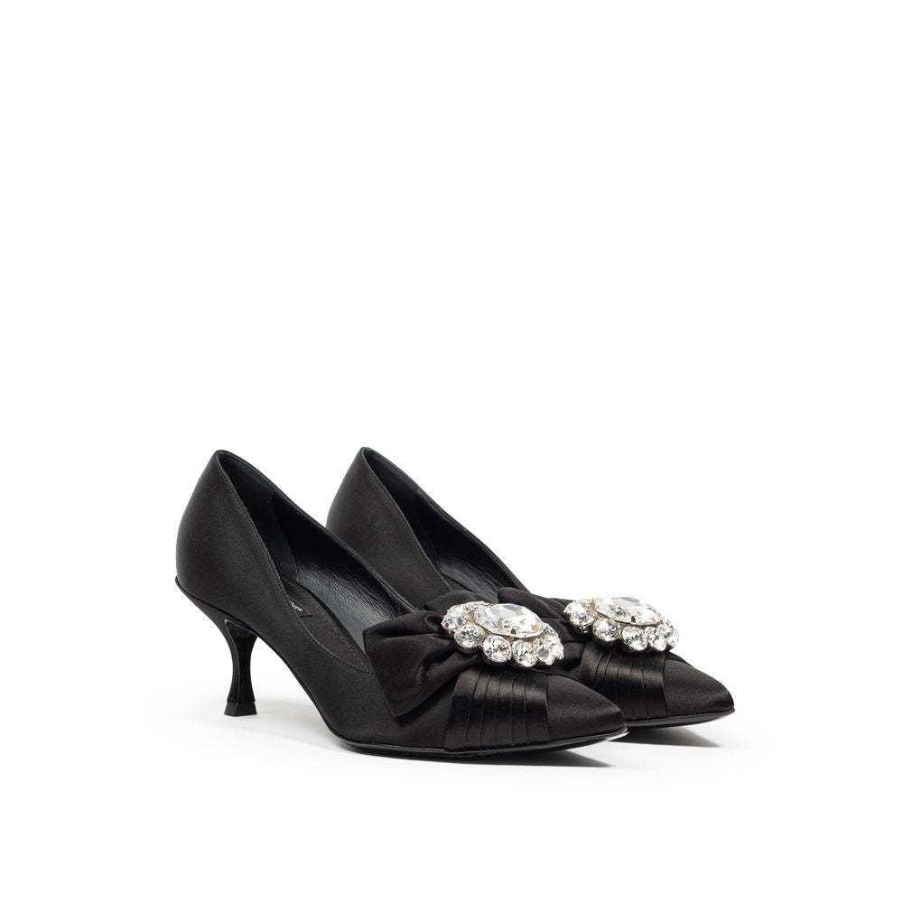 Dolce & Gabbana Black Viscose Pumps | Regal Royce