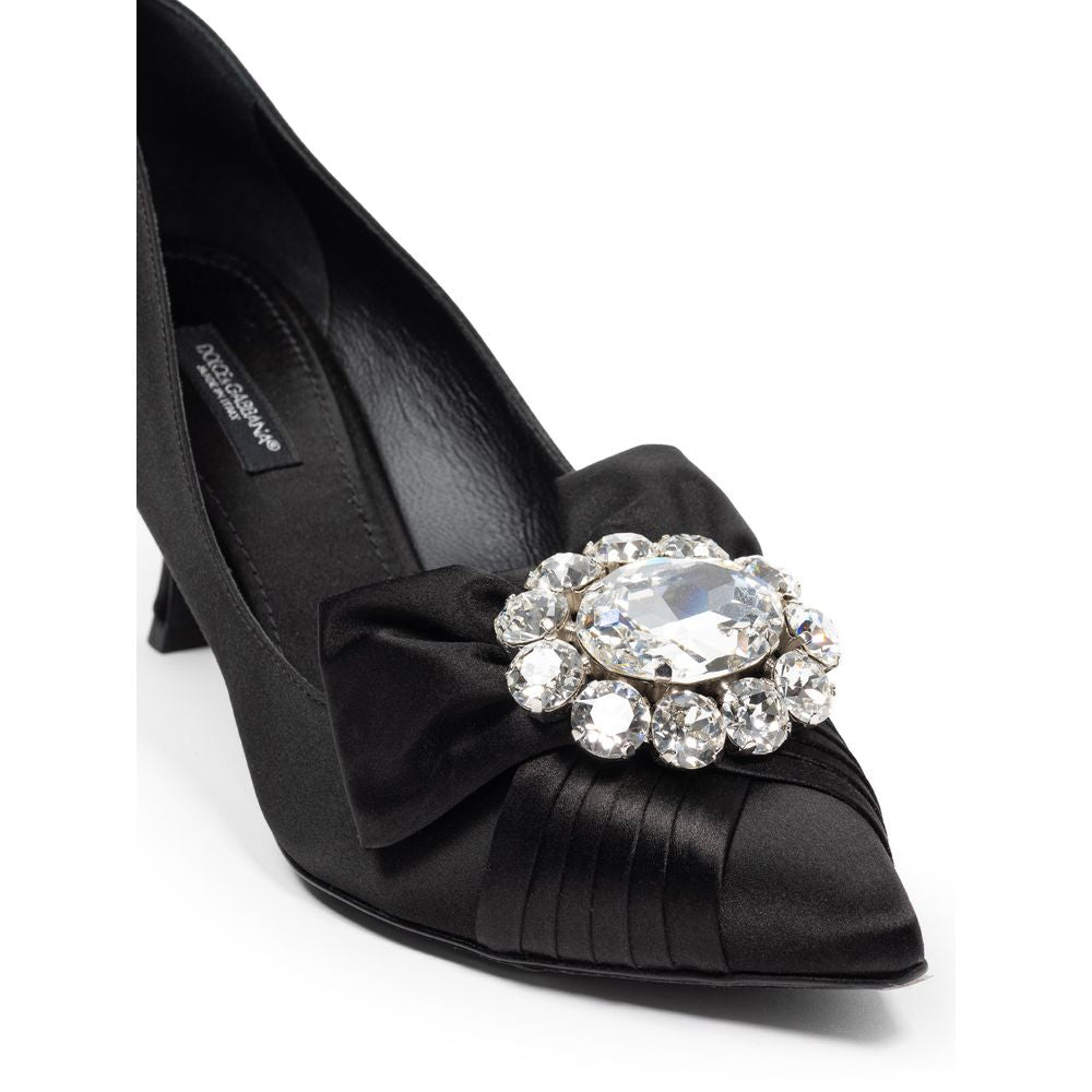 Dolce & Gabbana Black Viscose Pumps | Regal Royce