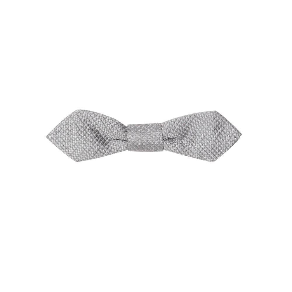 Dolce & Gabbana Gray Silk Bowtie | Regal Royce