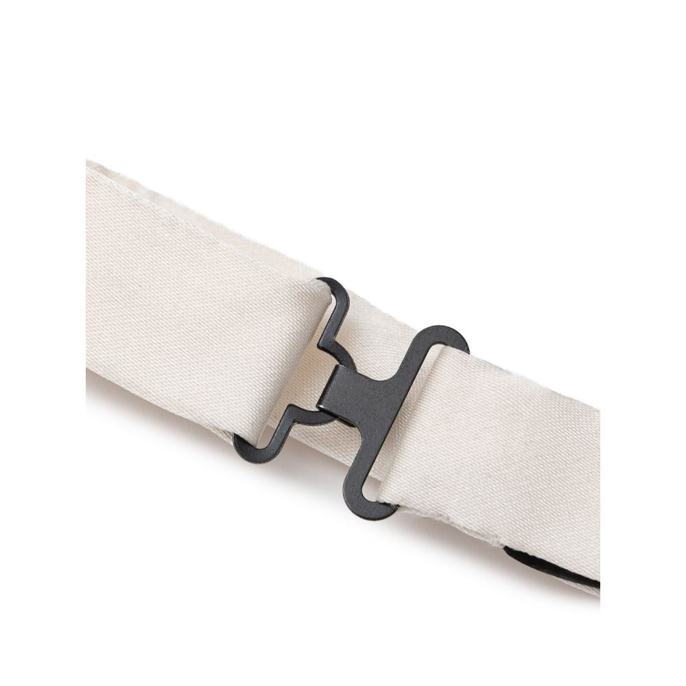 Dolce & Gabbana White Silk Bowtie | Regal Royce