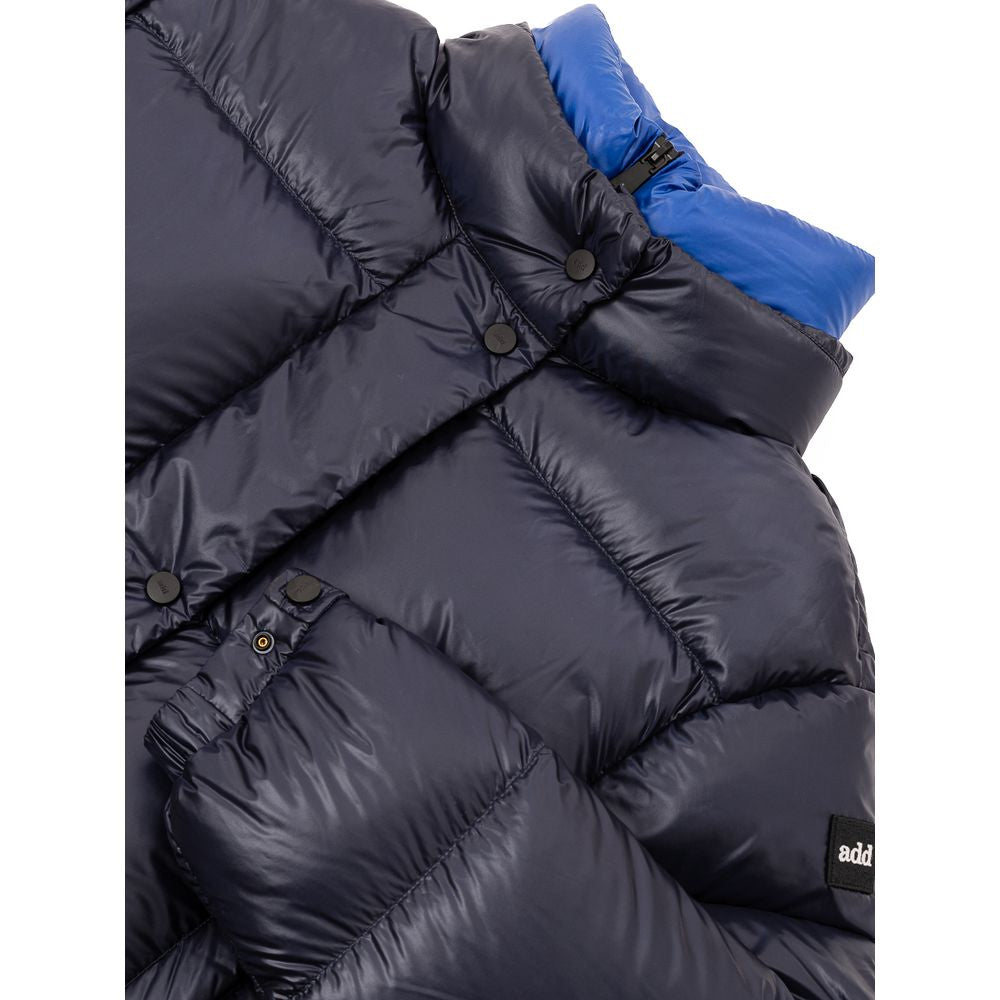Add Blue Polyamide Full-Length Jacket | Regal Royce