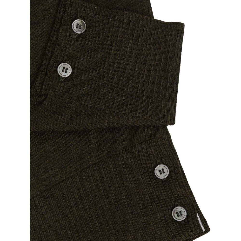 Thom Browne Green Wool Sweatshirt | Regal Royce