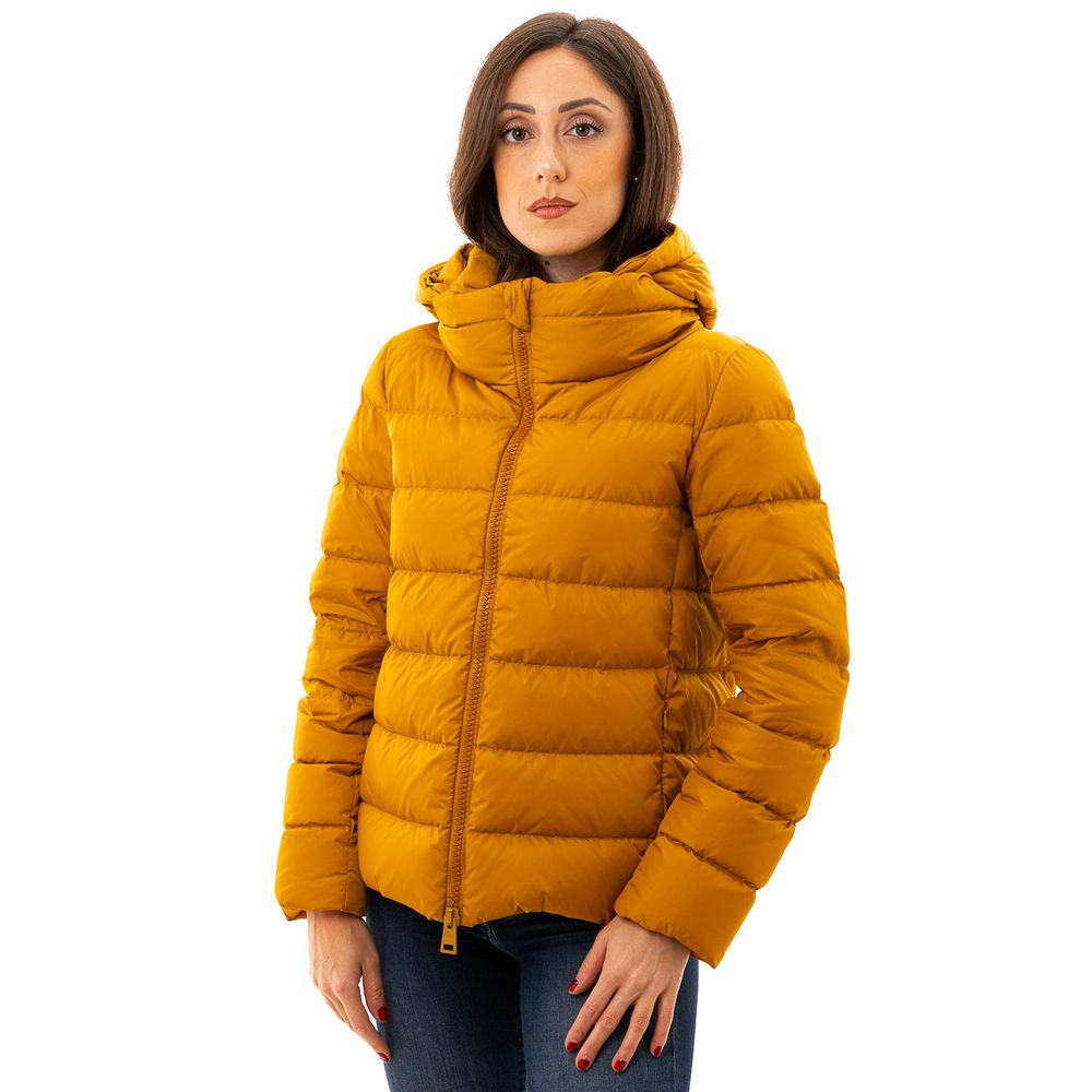 Herno Yellow Polyamide Coat | Regal Royce