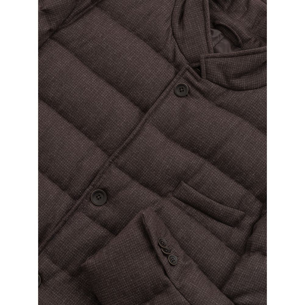 Herno Brown Wool Jackets & Coat | Regal Royce