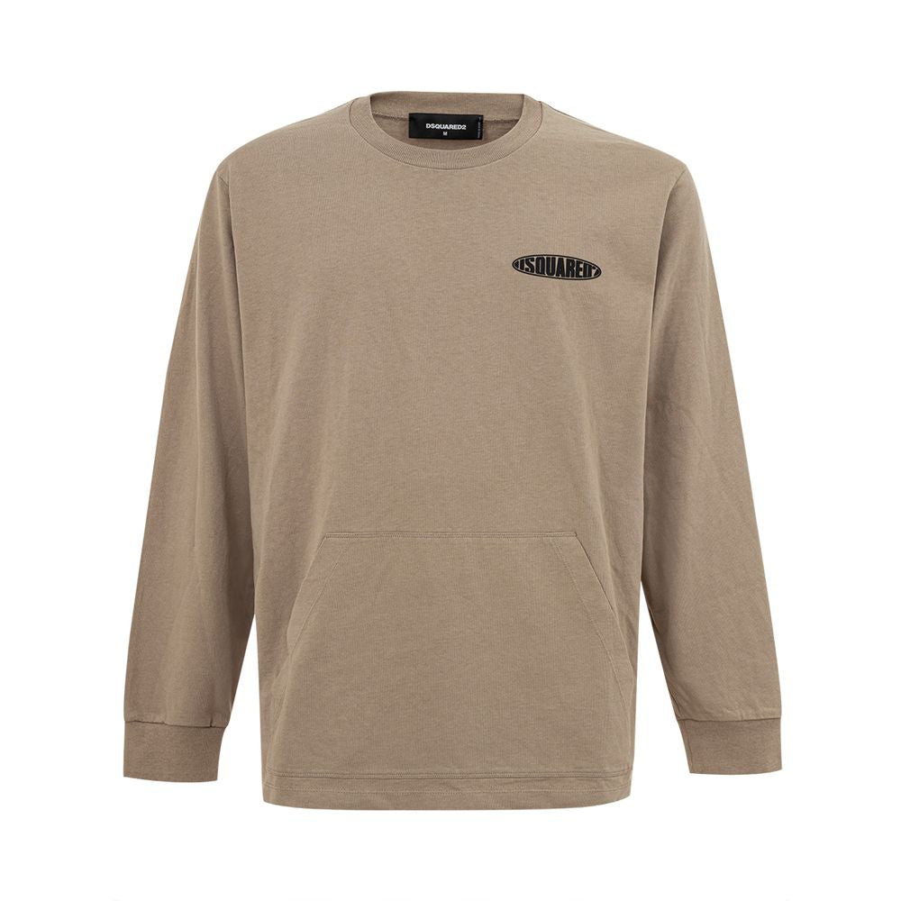 Dsquared² Beige Cotton T-Shirt | Regal Royce