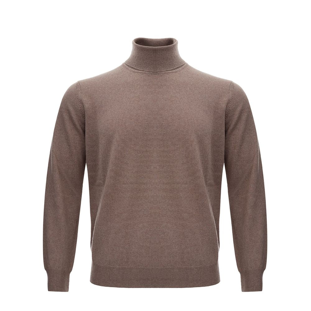 KANGRA Brown Wool Turtleneck | Regal Royce