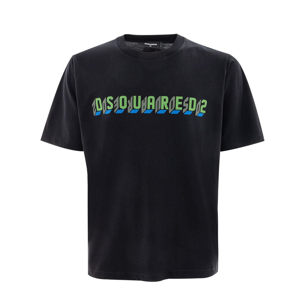 Dsquared² Black Cotton T-Shirt | Regal Royce