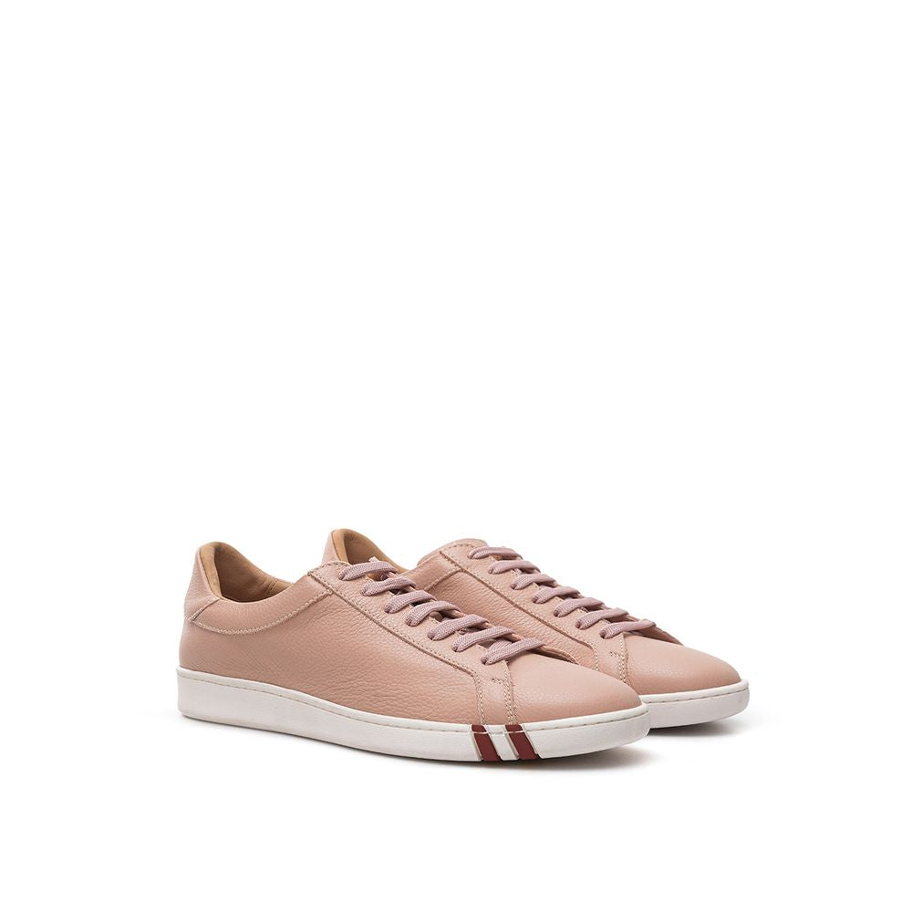 Bally Pink Leather Low Top Sneakers | Regal Royce