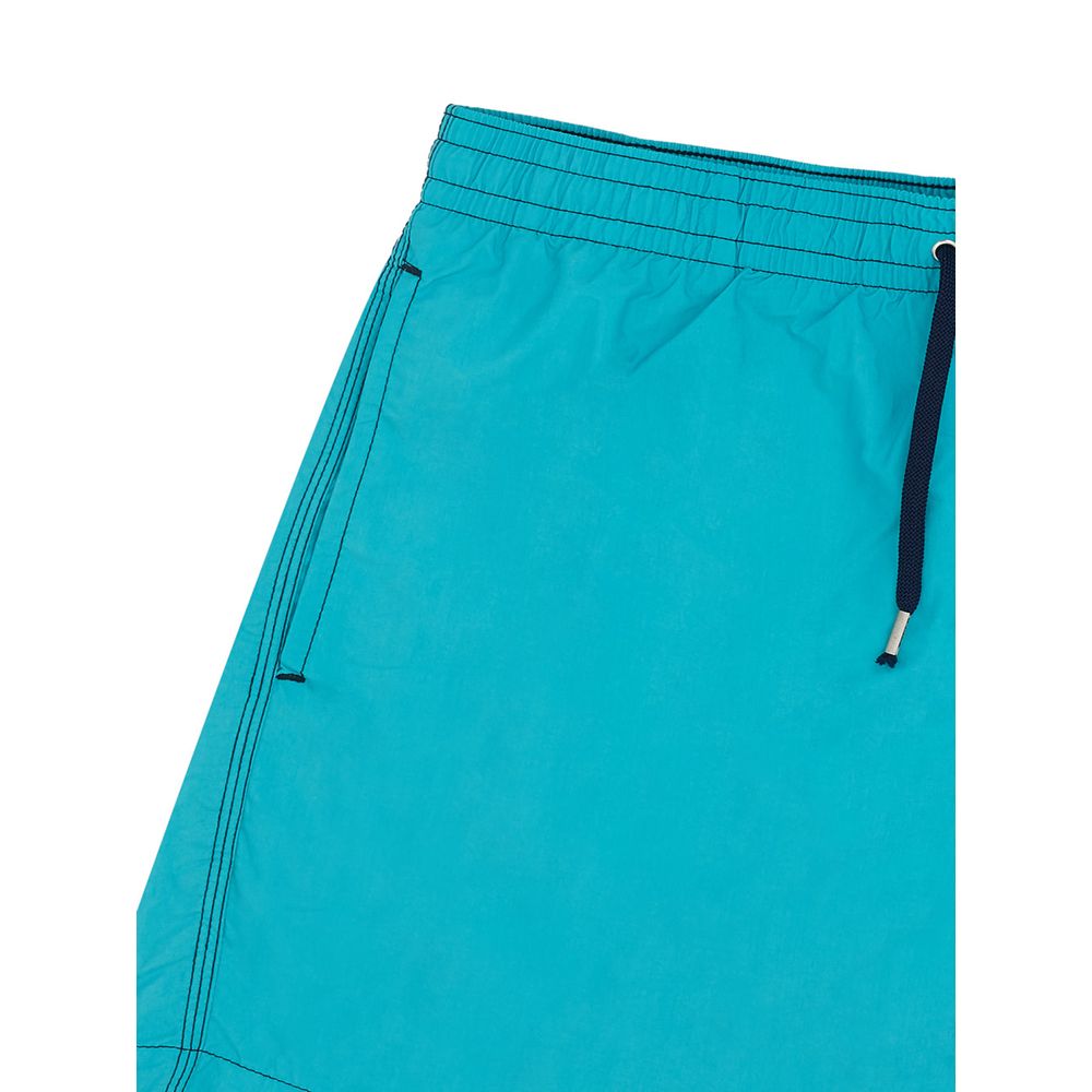 Malo Turquoise Polyester Swim Shorts | Regal Royce