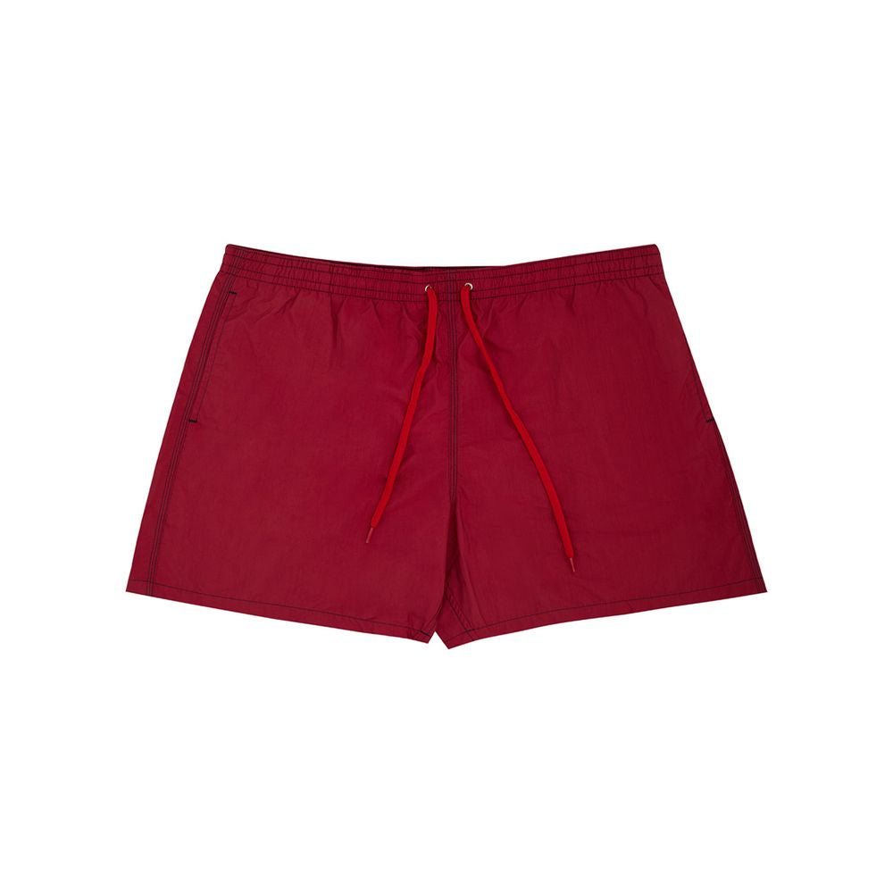 Malo Red Polyester Swim Shorts | Regal Royce