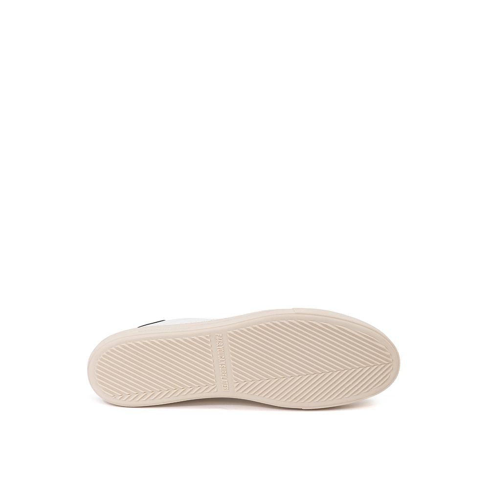 P448 White Leather Athletic Sneakers | Regal Royce