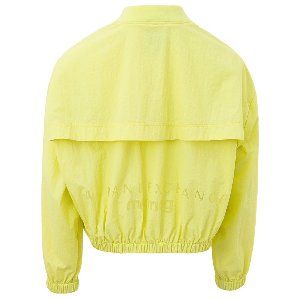 Armani Exchange Yellow Polyamide Bomber | Regal Royce