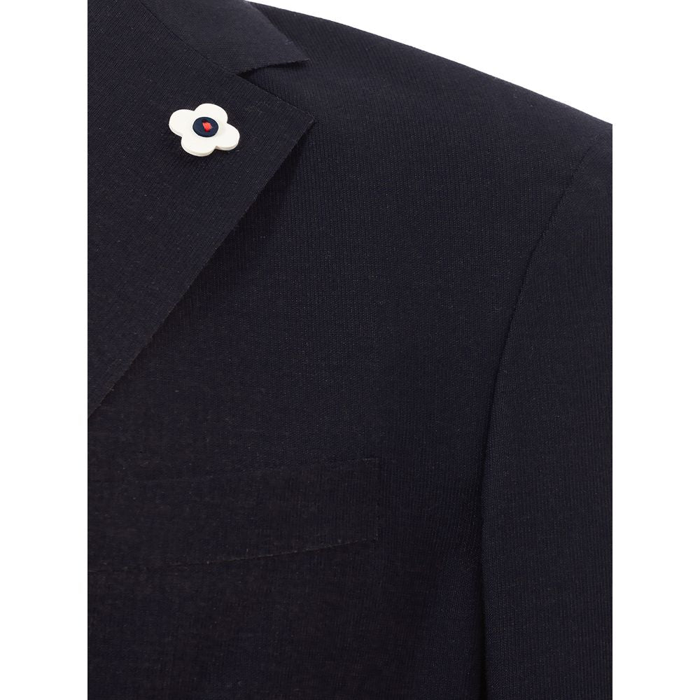 Lardini Blue Cotton Blazer | Regal Royce