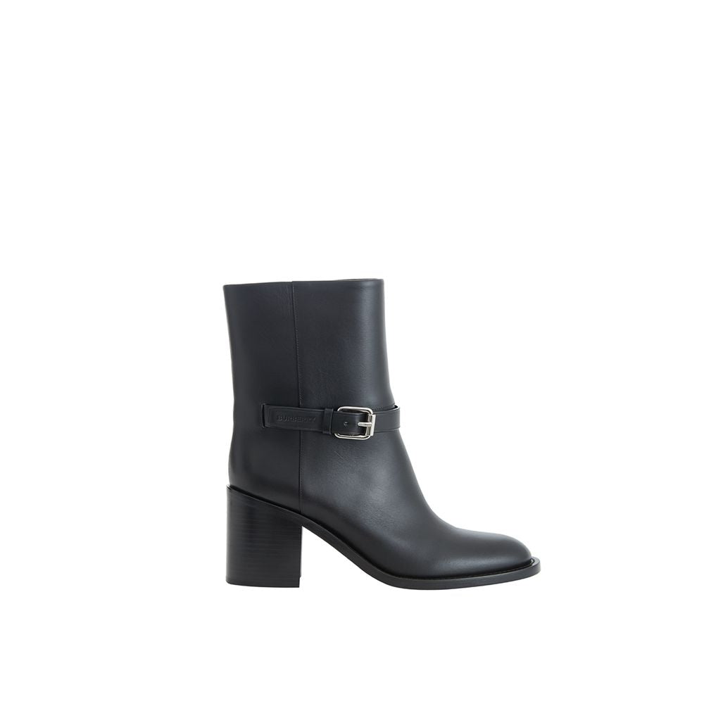 Burberry Black Leather Ankle Boots | Regal Royce