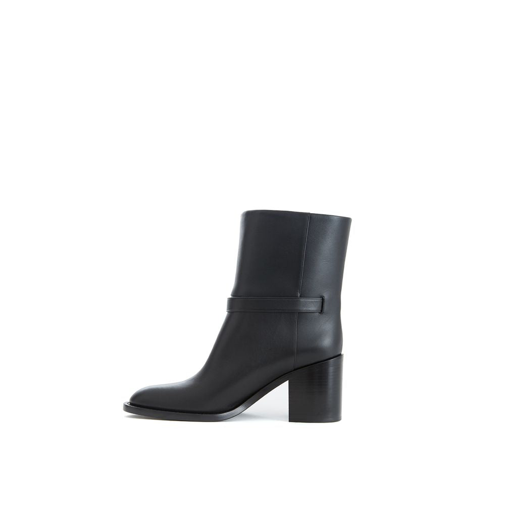 Burberry Black Leather Ankle Boots | Regal Royce