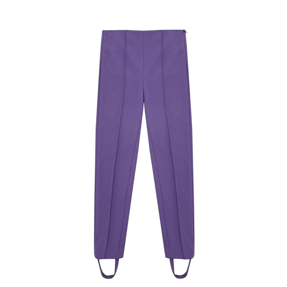 Lardini Purple Viscose Athletic Pants | Regal Royce