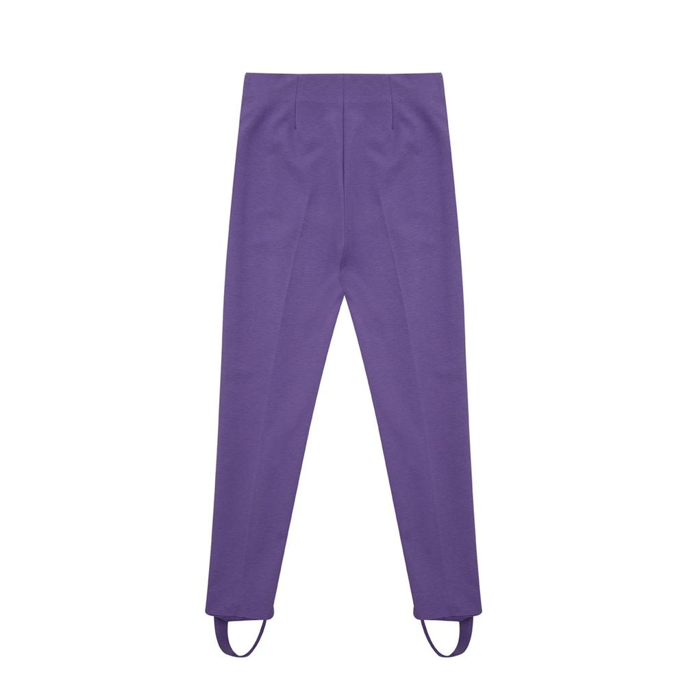 Lardini Purple Viscose Athletic Pants | Regal Royce