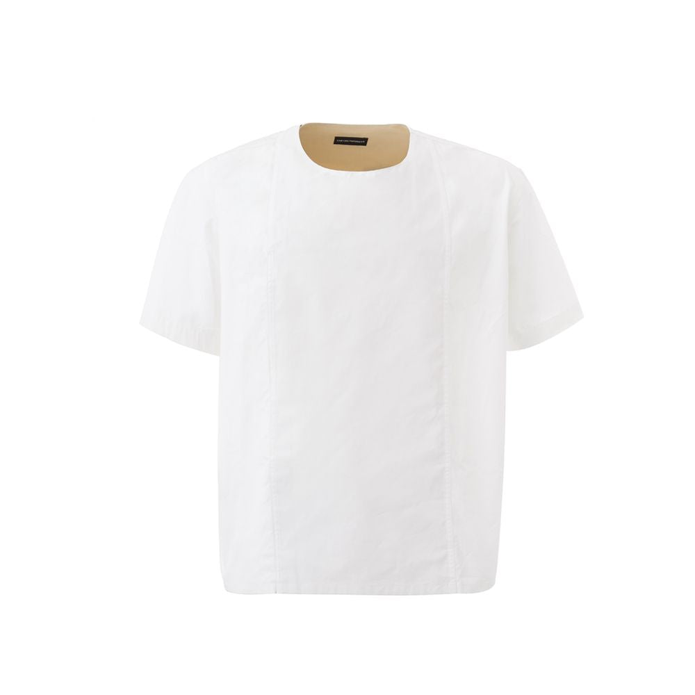 Emporio Armani White Cotton T-Shirt | Regal Royce