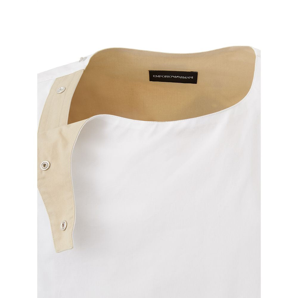 Emporio Armani White Cotton T-Shirt | Regal Royce