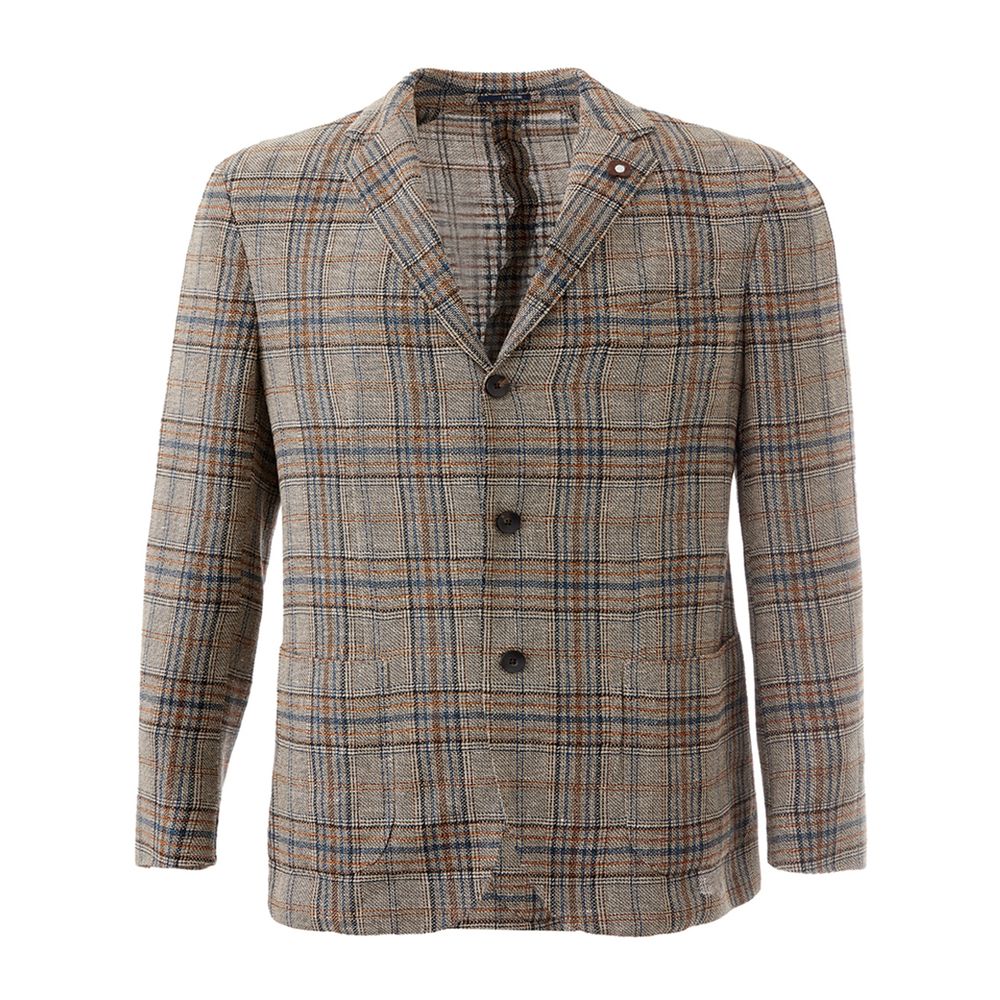 Lardini Multicolor Linen Blazer | Regal Royce