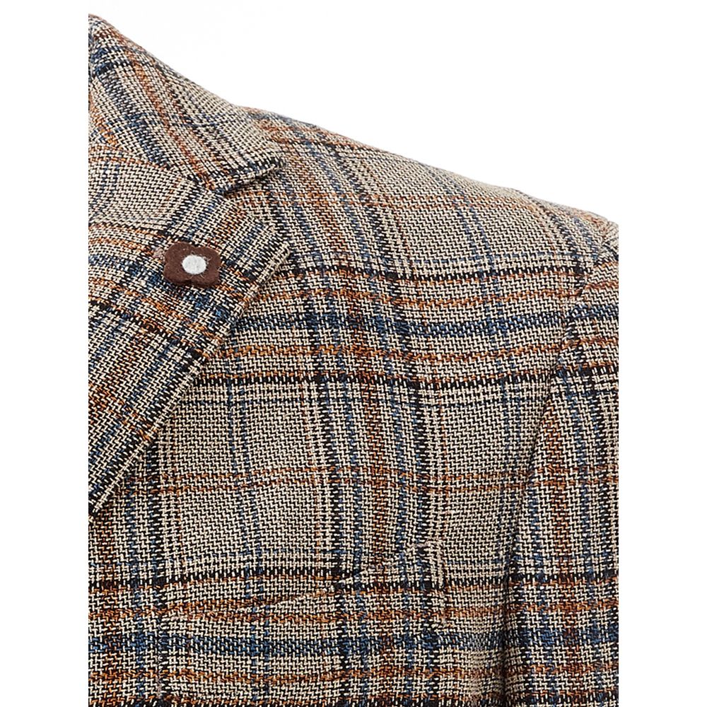 Lardini Multicolor Linen Blazer | Regal Royce