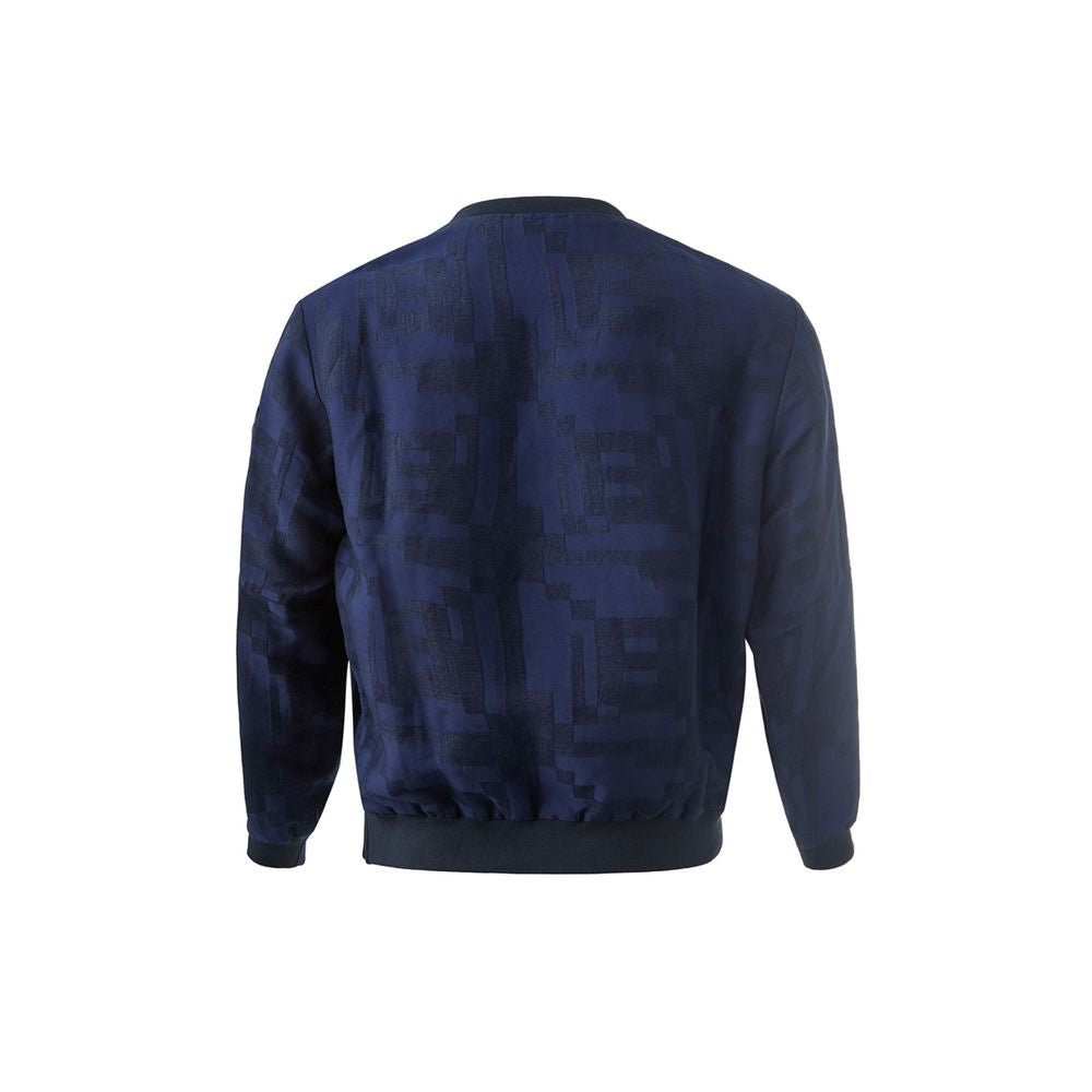 Emporio Armani Blue Linen T-Shirt | Regal Royce