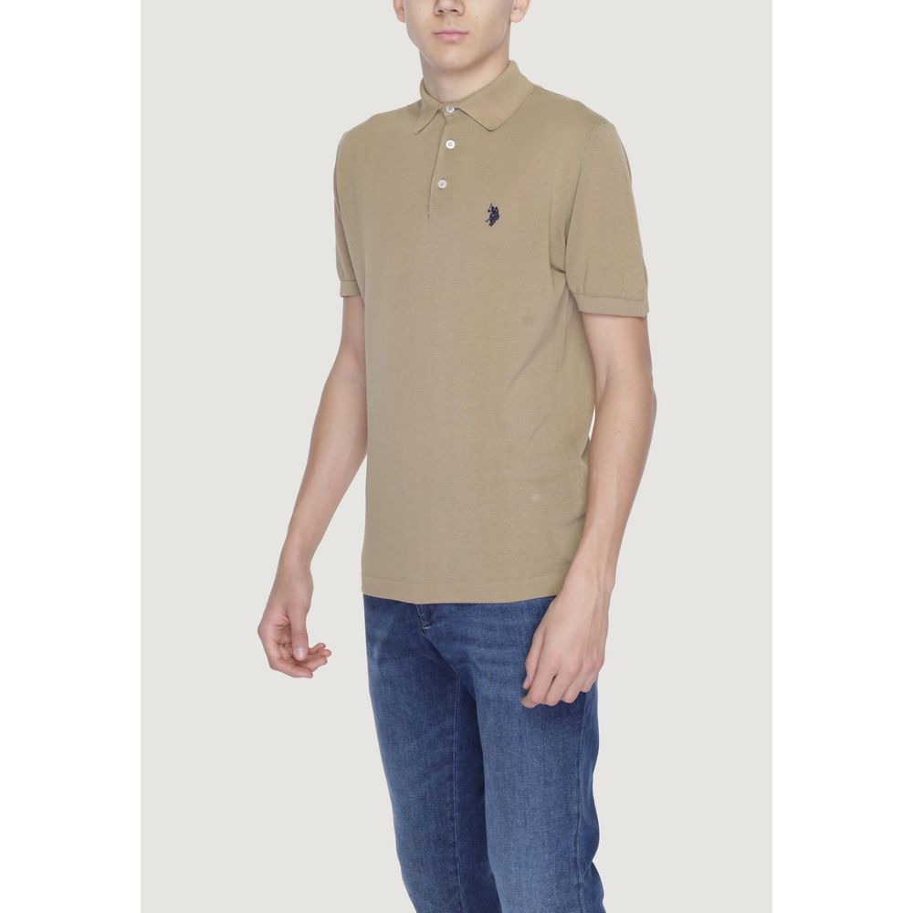 U.S. POLO ASSN. Beige Denim Shirt | Regal Royce