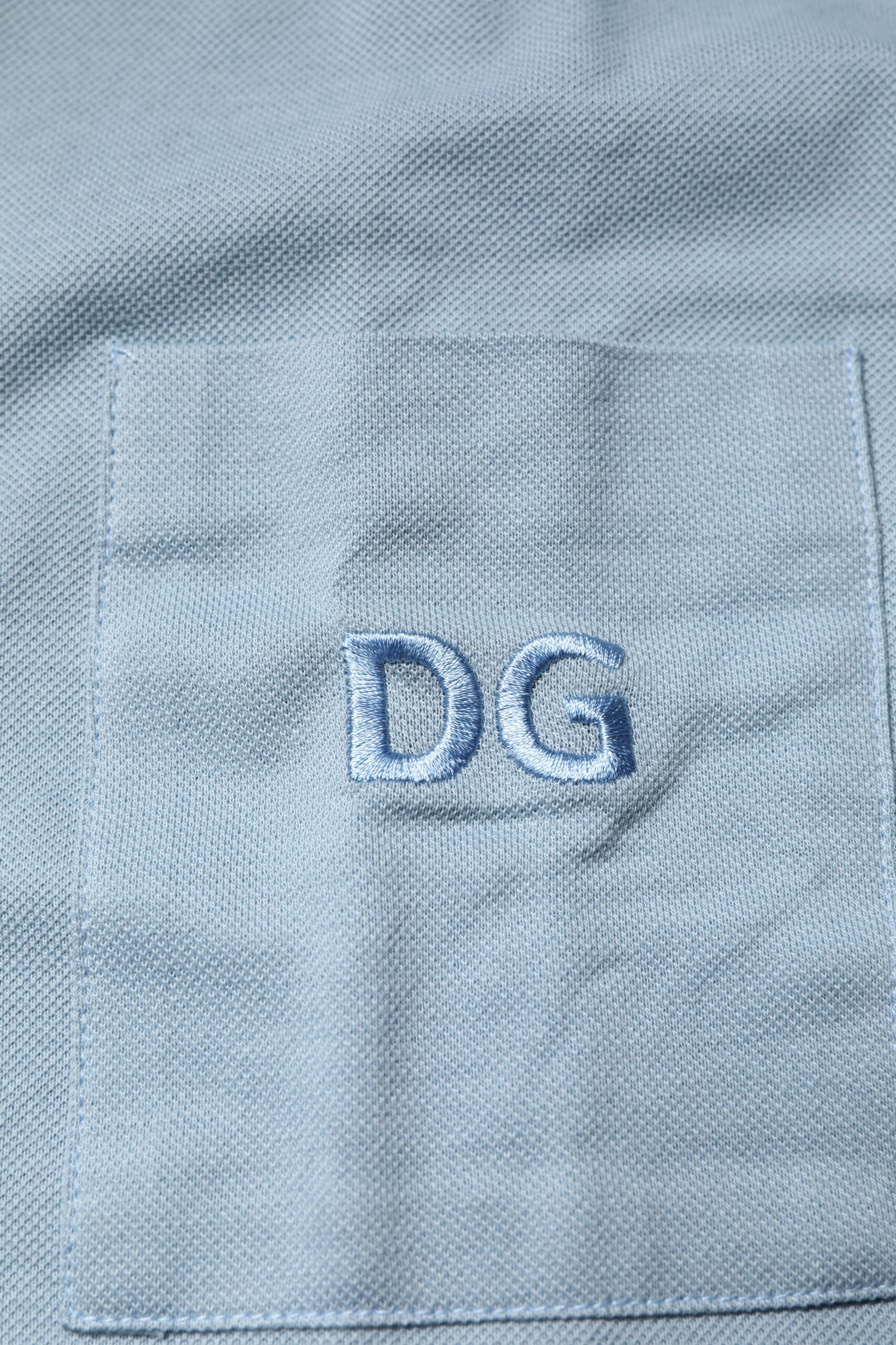 Dolce & Gabbana Blue Cotton Button Down Casual Men Polo Shirt | Regal Royce