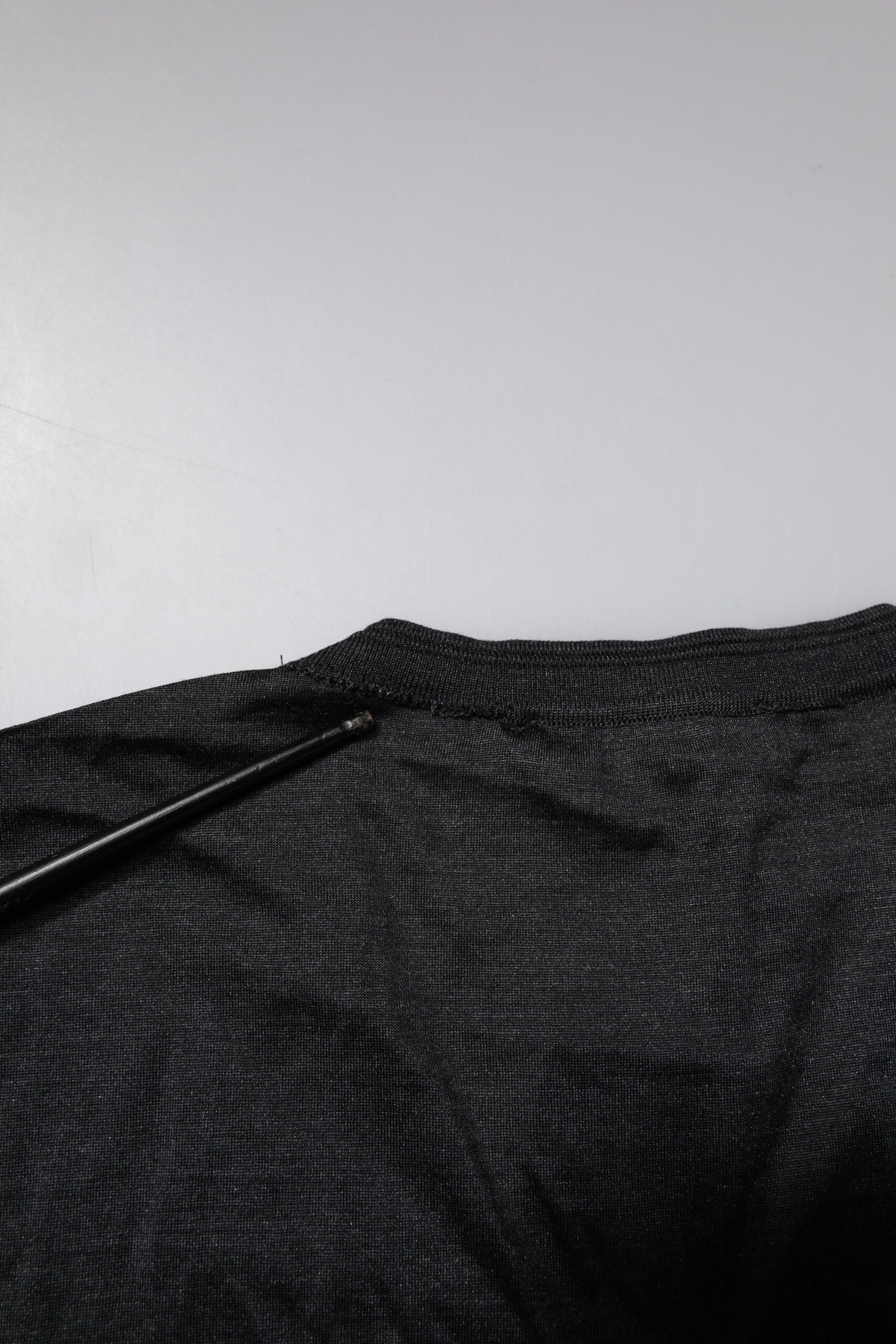 Dolce & Gabbana Dark Gray Silk V-neck Short Sleeves T-shirt | Regal Royce