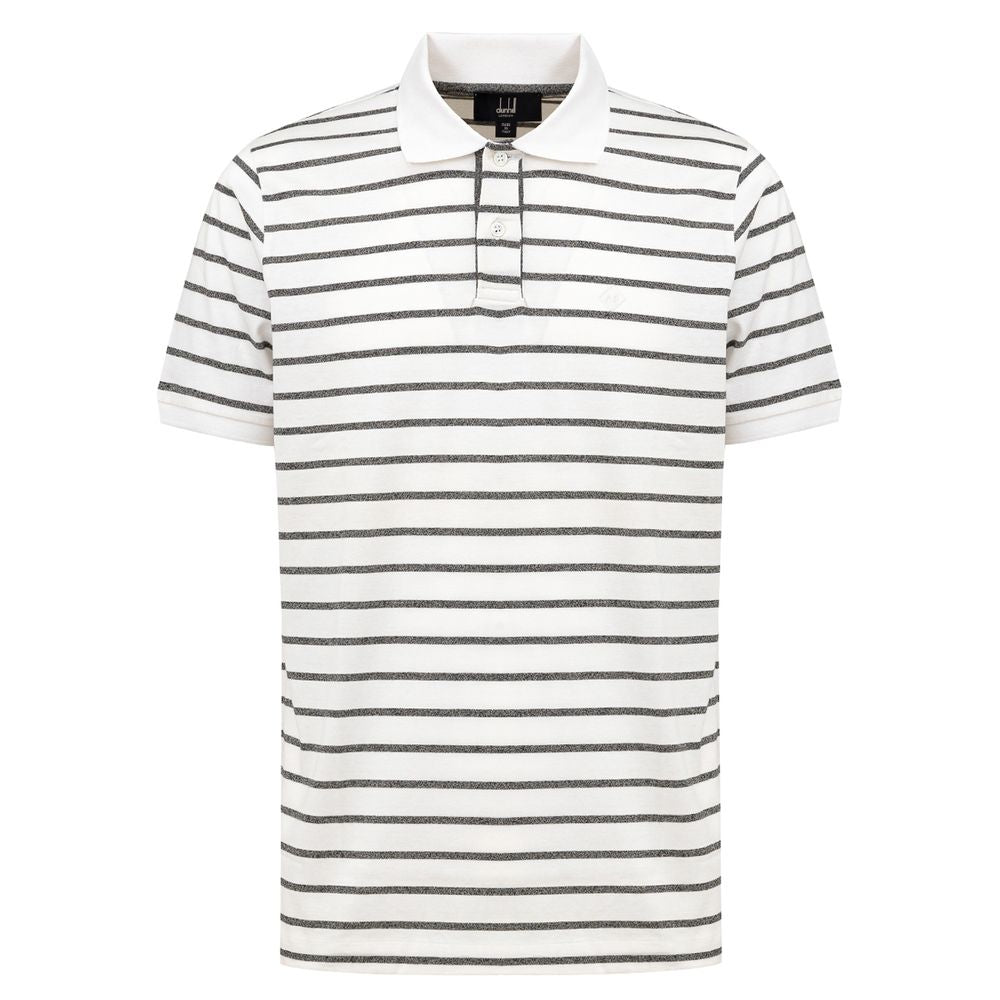 Dunhill White Cotton Polo Shirt | Regal Royce