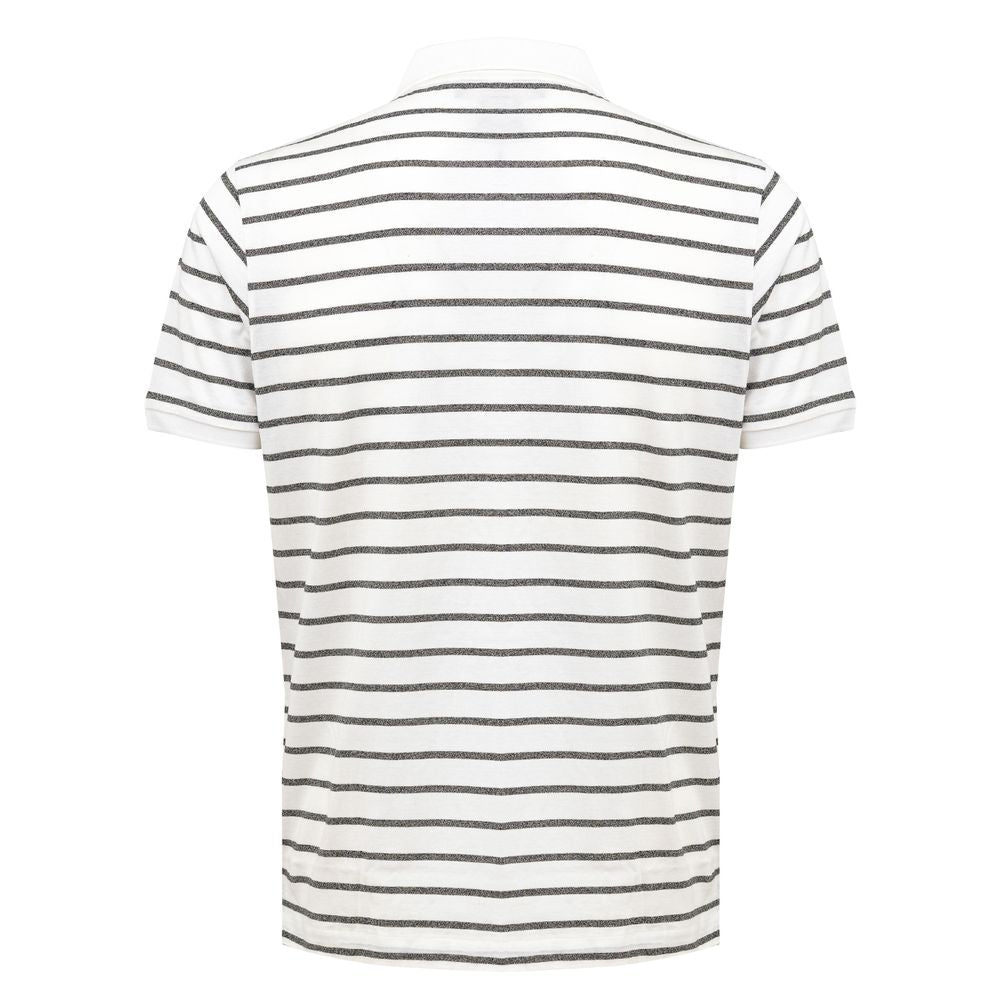 Dunhill White Cotton Polo Shirt | Regal Royce