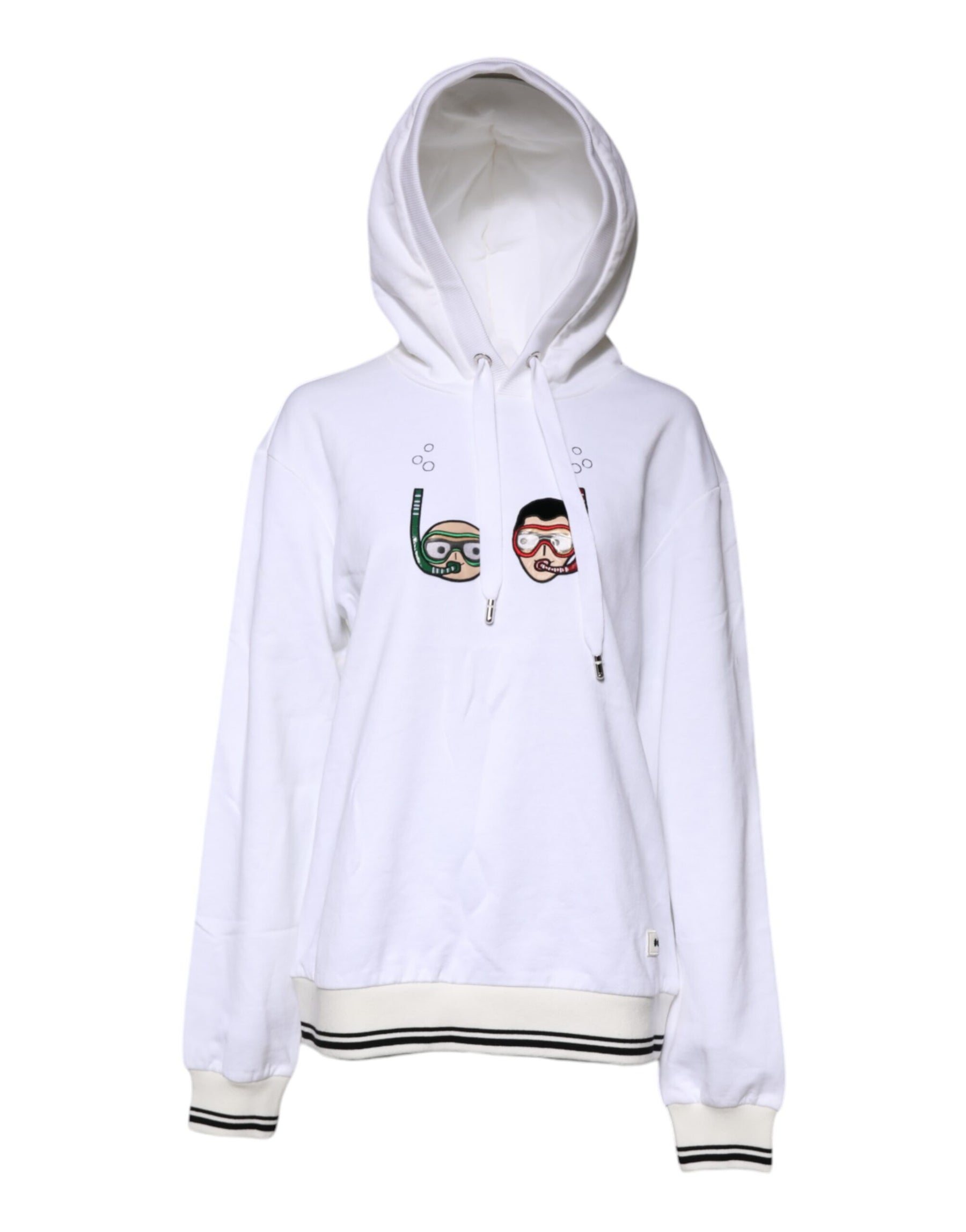 Dolce & Gabbana White #DGFamily Hooded Sweatshirt Sweater | Regal Royce