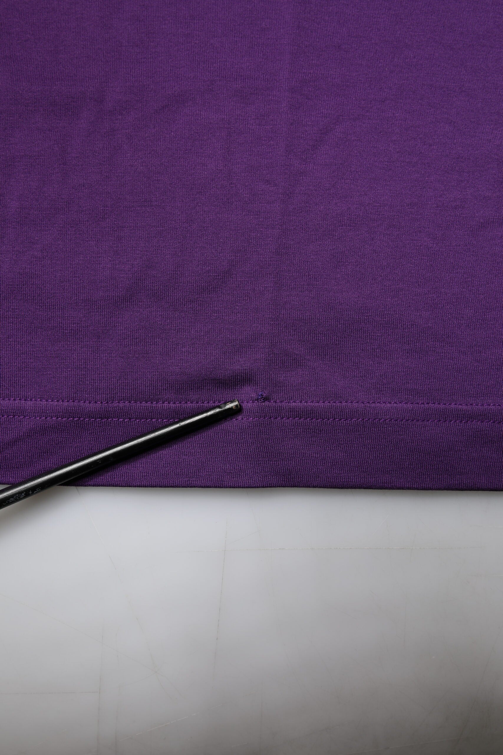 Dolce & Gabbana Violet Cotton Crewneck Short Sleeves T-shirt | Regal Royce