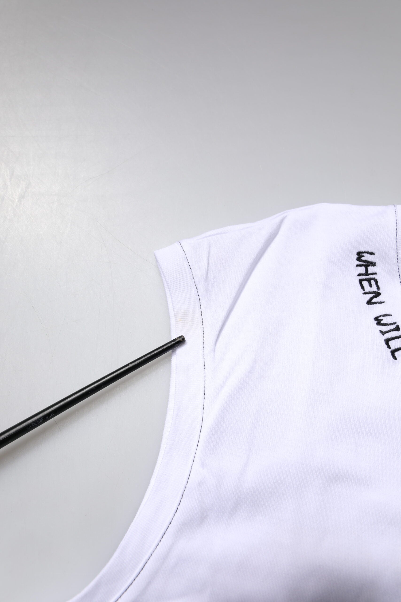 Dolce & Gabbana White Cotton Sleeveless Printed Tank T-shirt | Regal Royce