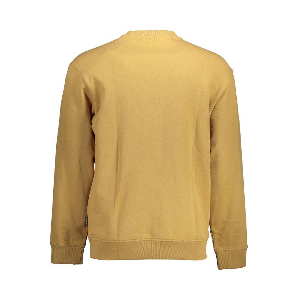 Napapijri Beige Cotton Men Sweatshirt | Regal Royce
