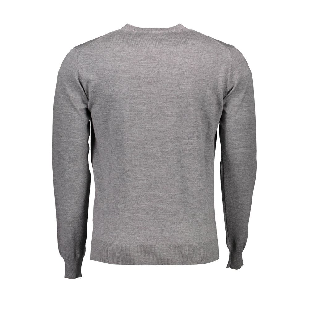 Harmont & Blaine Grigio Wool Men Sweater | Regal Royce