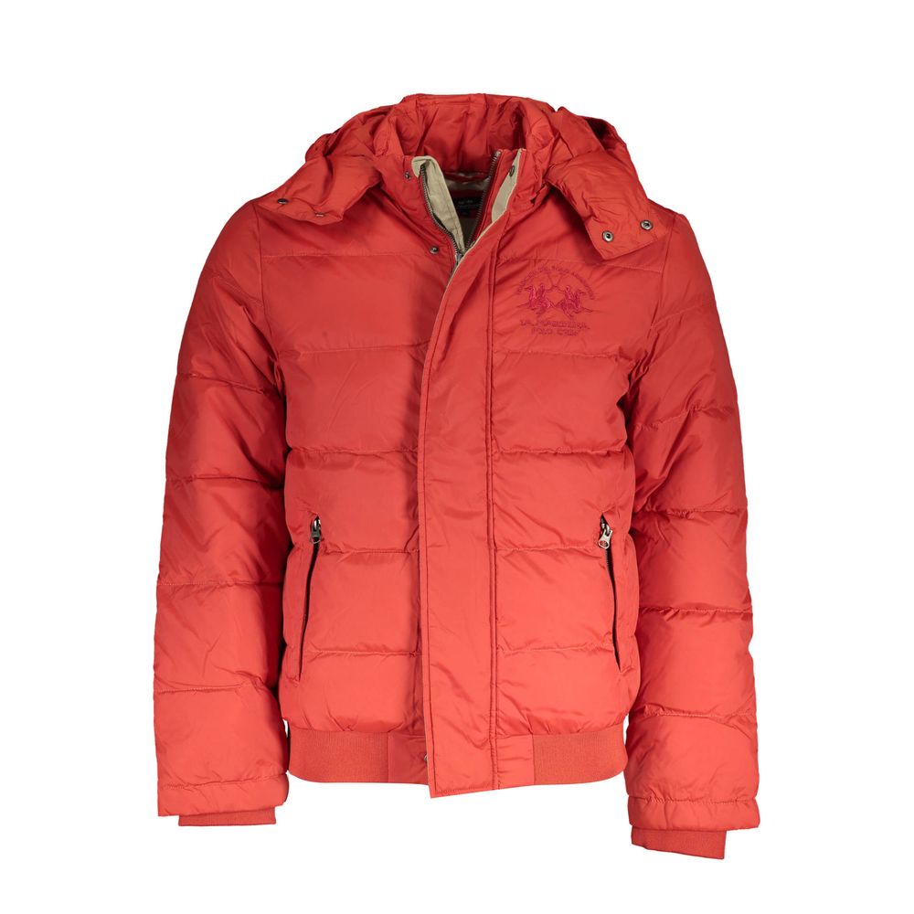La Martina Orange Polyamide Men's Jacket | Regal Royce