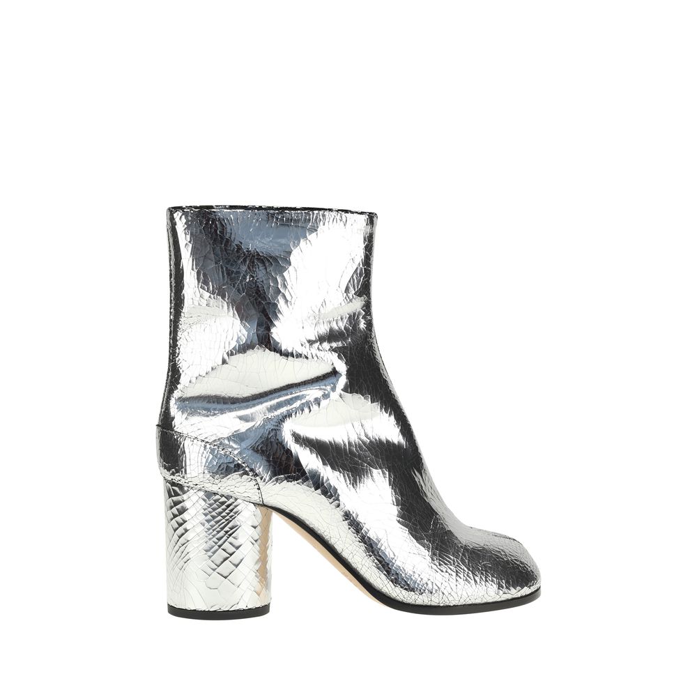 Margiela Gray Calf Leather Bos Taurus Ankle Boots | Regal Royce