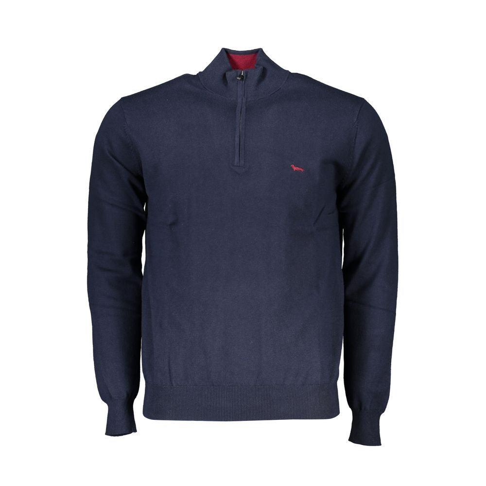 Harmont & Blaine Blue Cotton Men's Sweater | Regal Royce