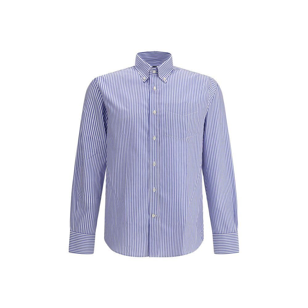 Deperlu Blue Cotton Pattern Shirt | Regal Royce