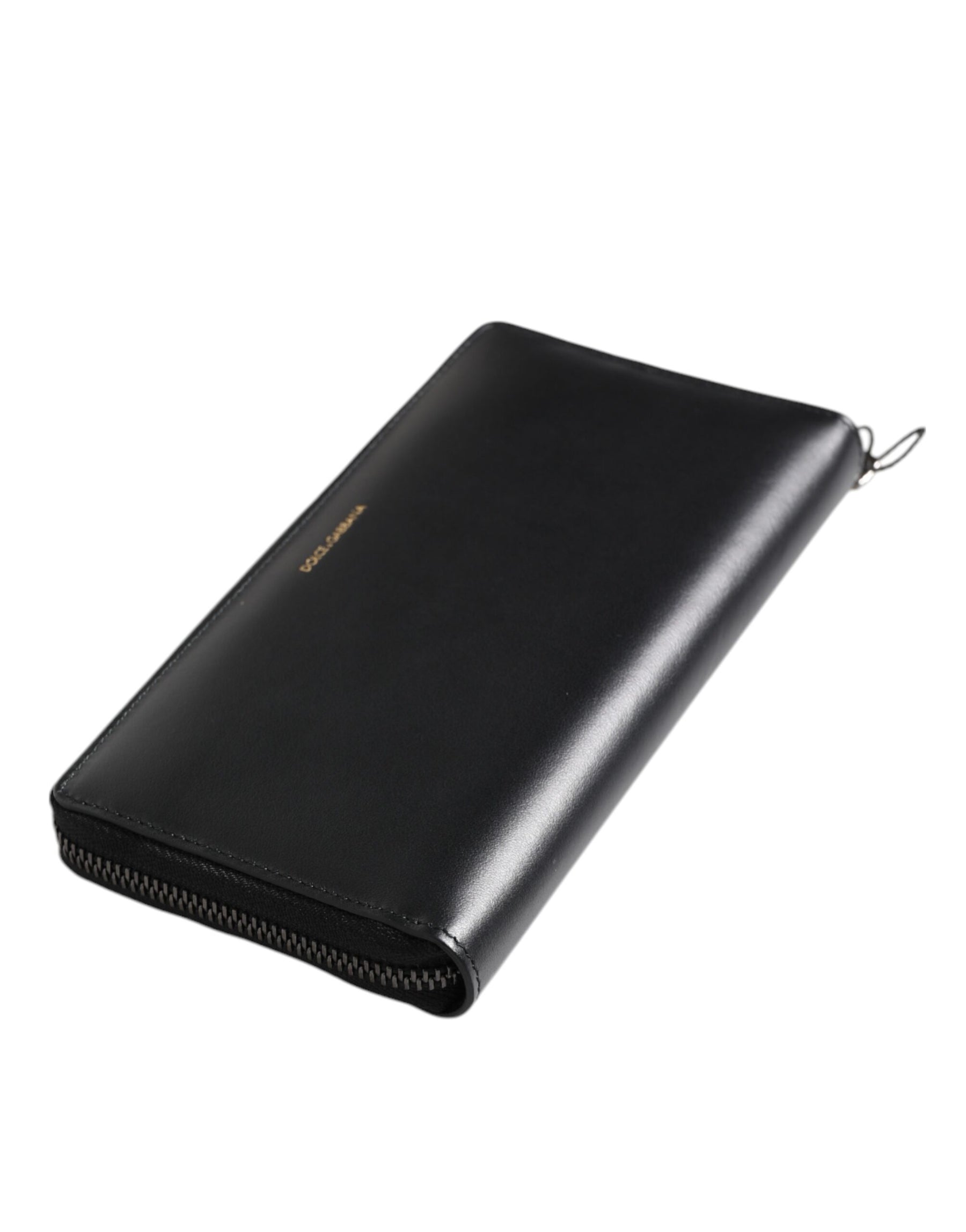 Dolce & Gabbana Black Blue Exotic Leather Embossed Continental Wallet | Regal Royce