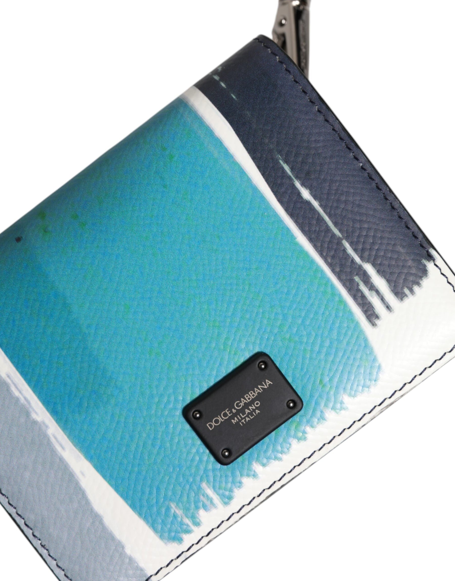 Dolce & Gabbana Multicolor Leather DG Logo Bifold Card Holder Wallet | Regal Royce