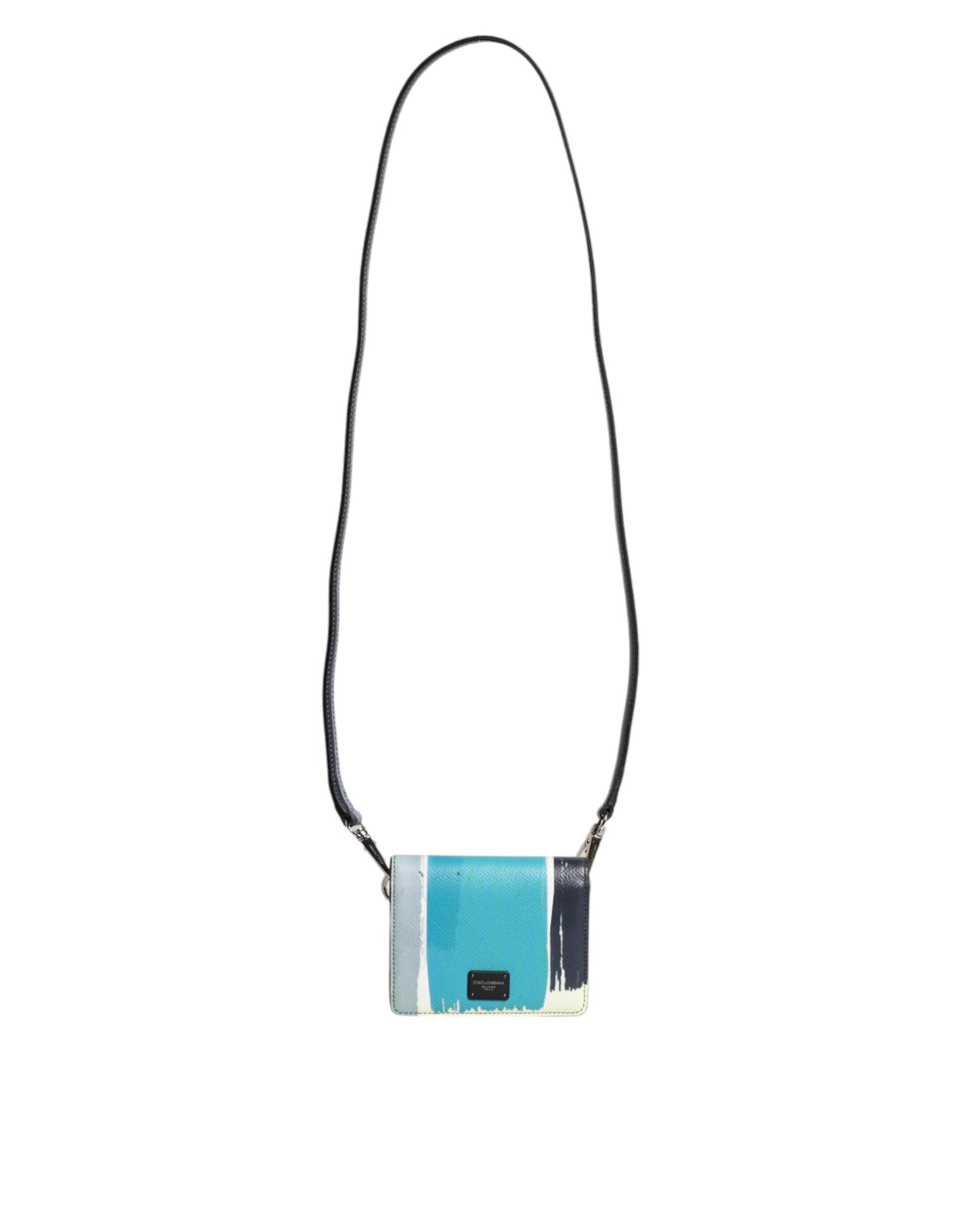 Dolce & Gabbana Multicolor Leather DG Logo Bifold Card Holder Wallet | Regal Royce