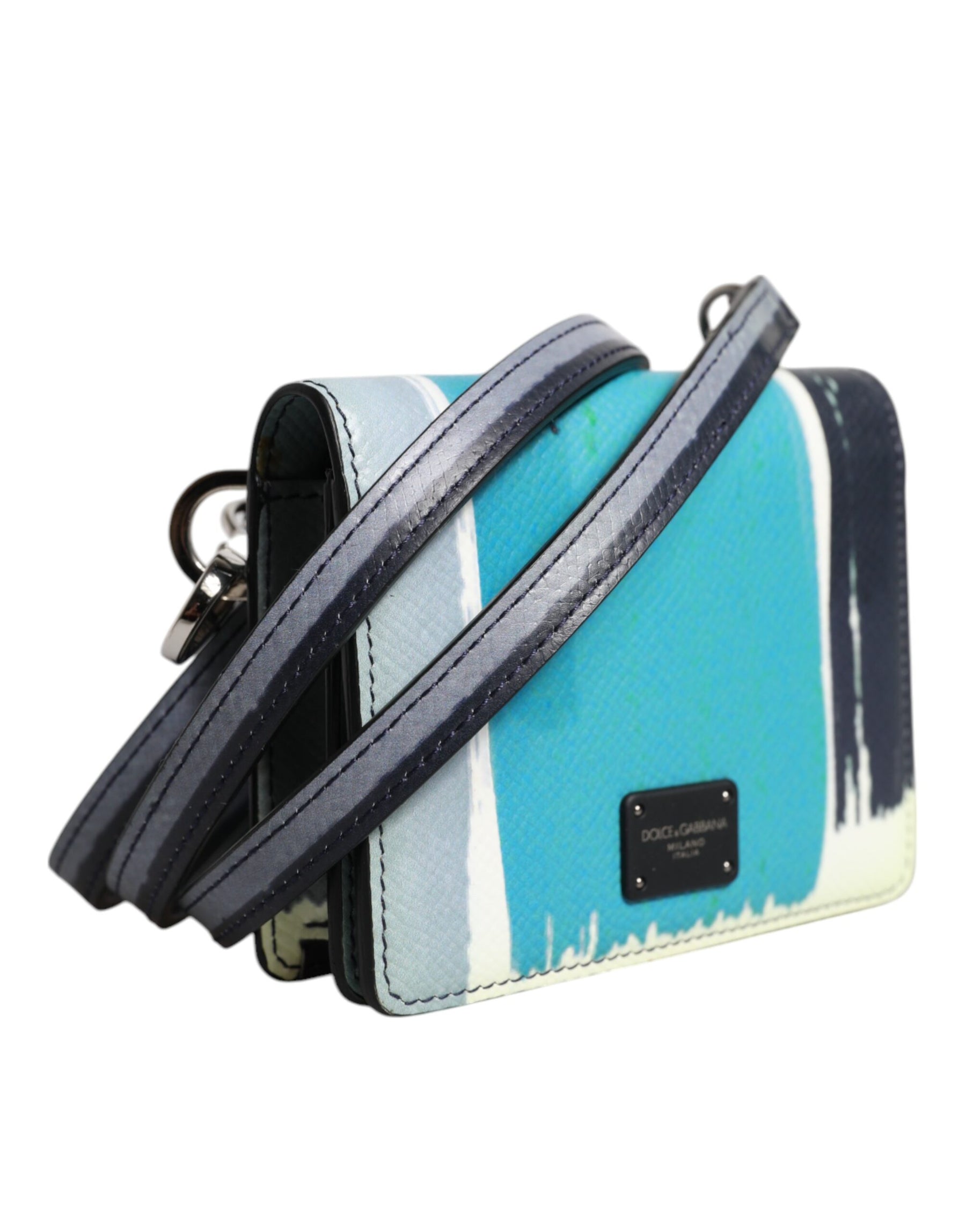 Dolce & Gabbana Multicolor Leather DG Logo Bifold Card Holder Wallet | Regal Royce