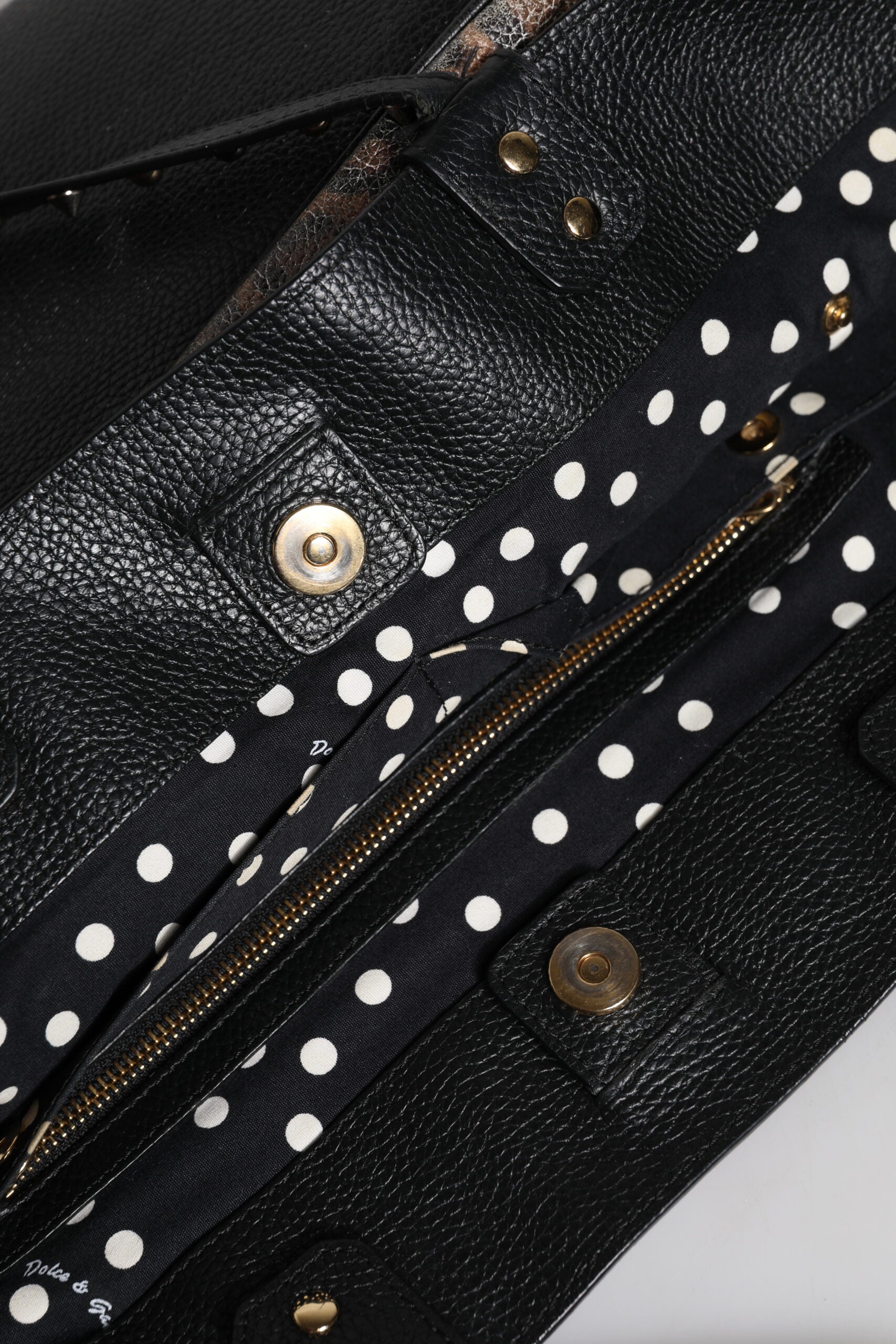 Dolce & Gabbana Brown Leopard BEATRICE Leather Logo Plaque Tote Bag | Regal Royce