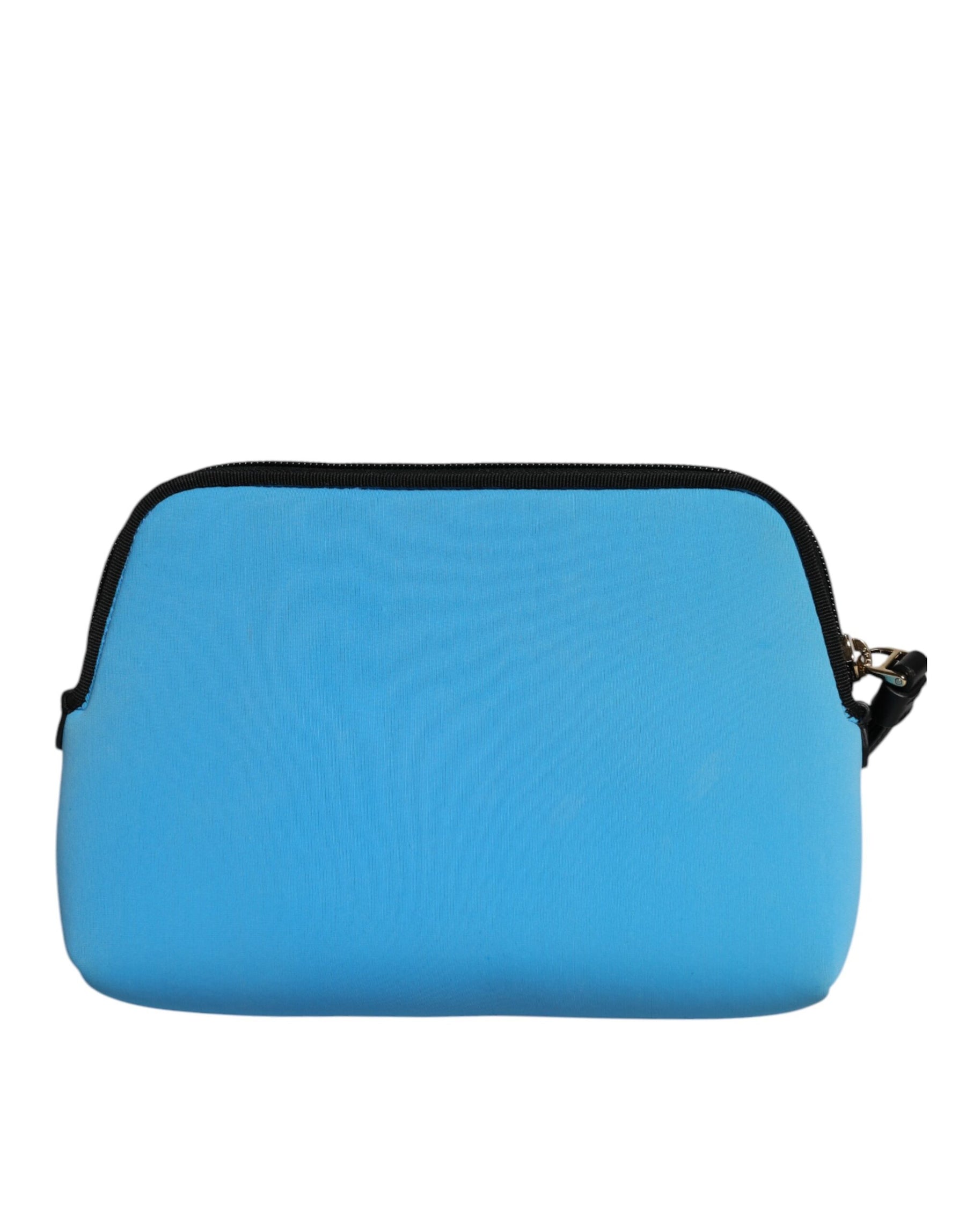 Dolce & Gabbana Blue DG Logo Print Clutch Zip Borse Pouch Bag | Regal Royce